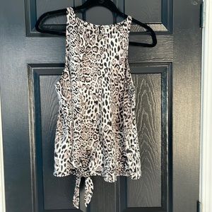 Leopard print tank
